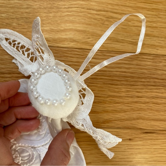 NWOT Battenburg lace angels. 100% cotton. - Picture 4 of 7